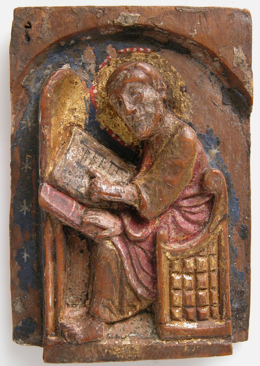 Pienoiskuva pyhän Luukkaan kirjoituspöydästä, 1200-1225. tekijältä Unbekannt