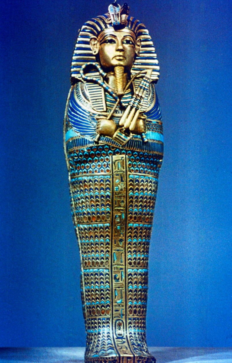 Miniatyyri katosarkku Tutankhamonin haudasta, 1300-luvulta eaa tekijältä Unbekannt