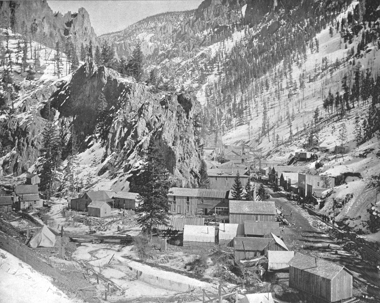 Mining Camp, Nevada, USA, c1900. tekijältä Unbekannt