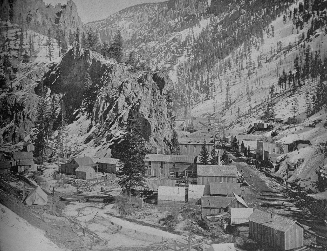 Mining Camp, Nevada, 1897. tekijältä Unbekannt
