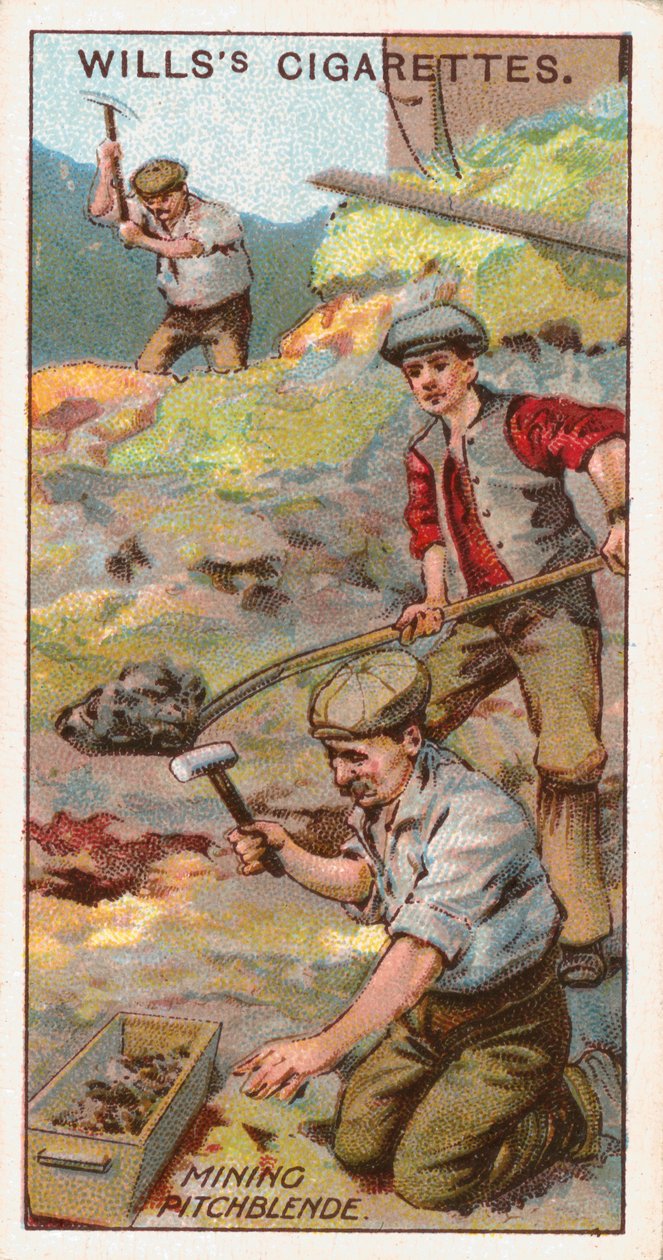 Mining Pitchblende, Cornwall, Englanti, 1916 tekijältä Unbekannt