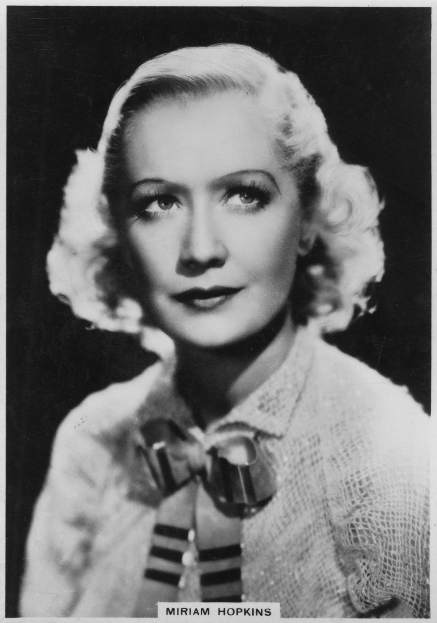 Miriam Hopkins, yhdysvaltalainen näyttelijä, 1938 tekijältä Unbekannt