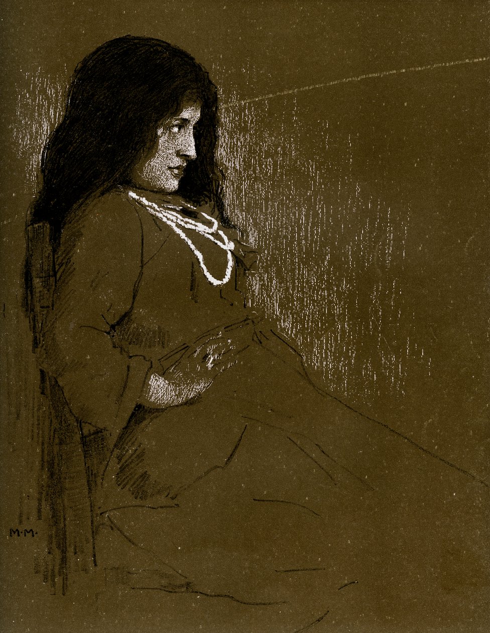 Neiti Constance Collier yhtenä kesäpäivänä, 1899 tekijältä Unbekannt