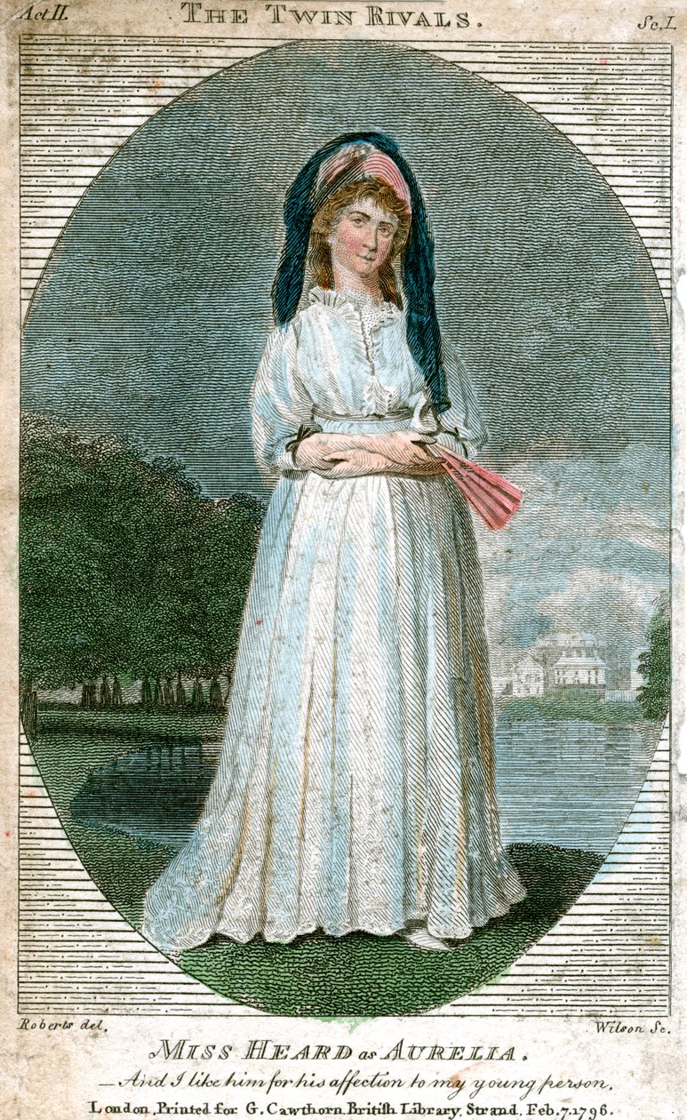 Miss Heard Aureliana, 1796 tekijältä Unbekannt