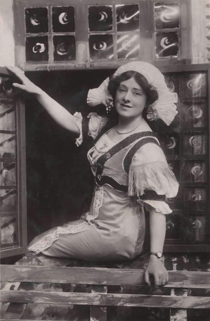 Miss Isabel Jay, 1879-1927, Christinena elokuvassa Dear Little Denmark, vuodelta 1909. tekijältä Unbekannt