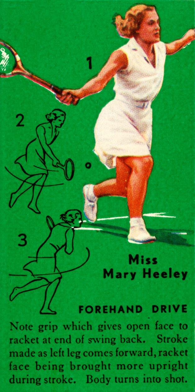 Miss Mary Heeley - Forehand Drive, 1935. tekijältä Unbekannt