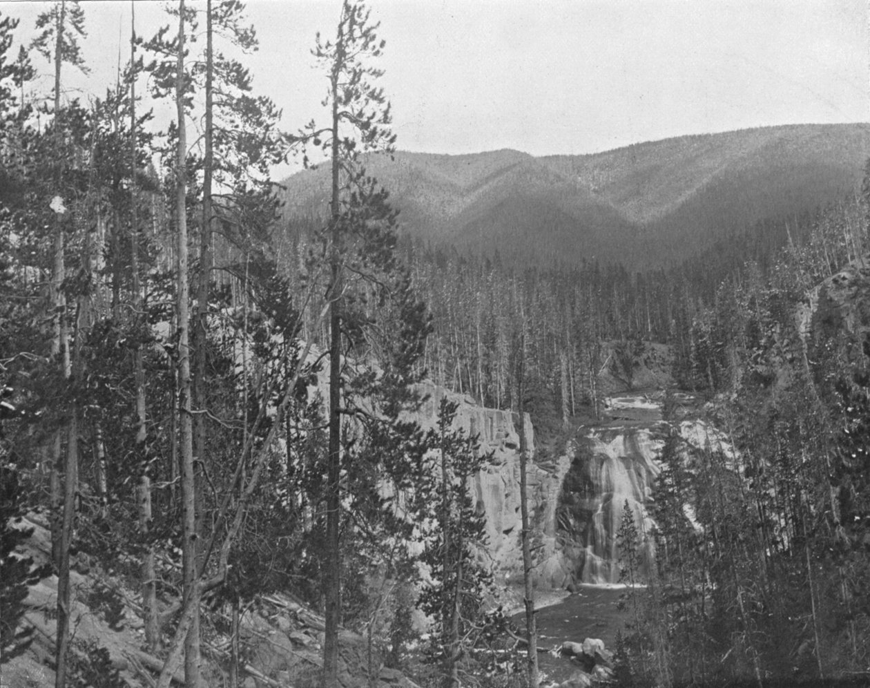 Missouri-joki, Great Fallsin alapuolella, Montana, USA, 1900. tekijältä Unbekannt
