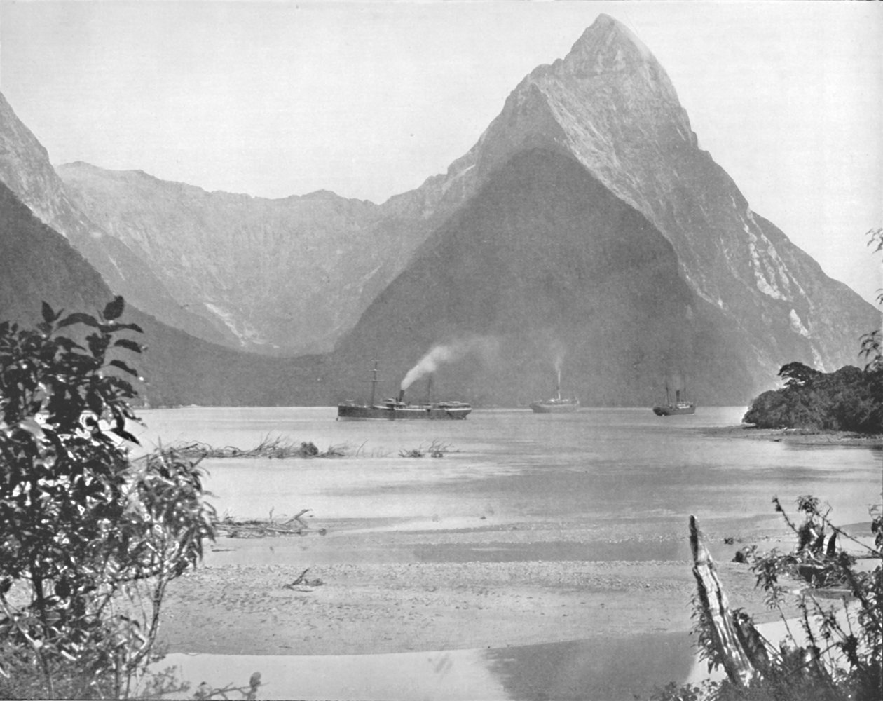 Mitre Peak, 1800-luku tekijältä Unbekannt