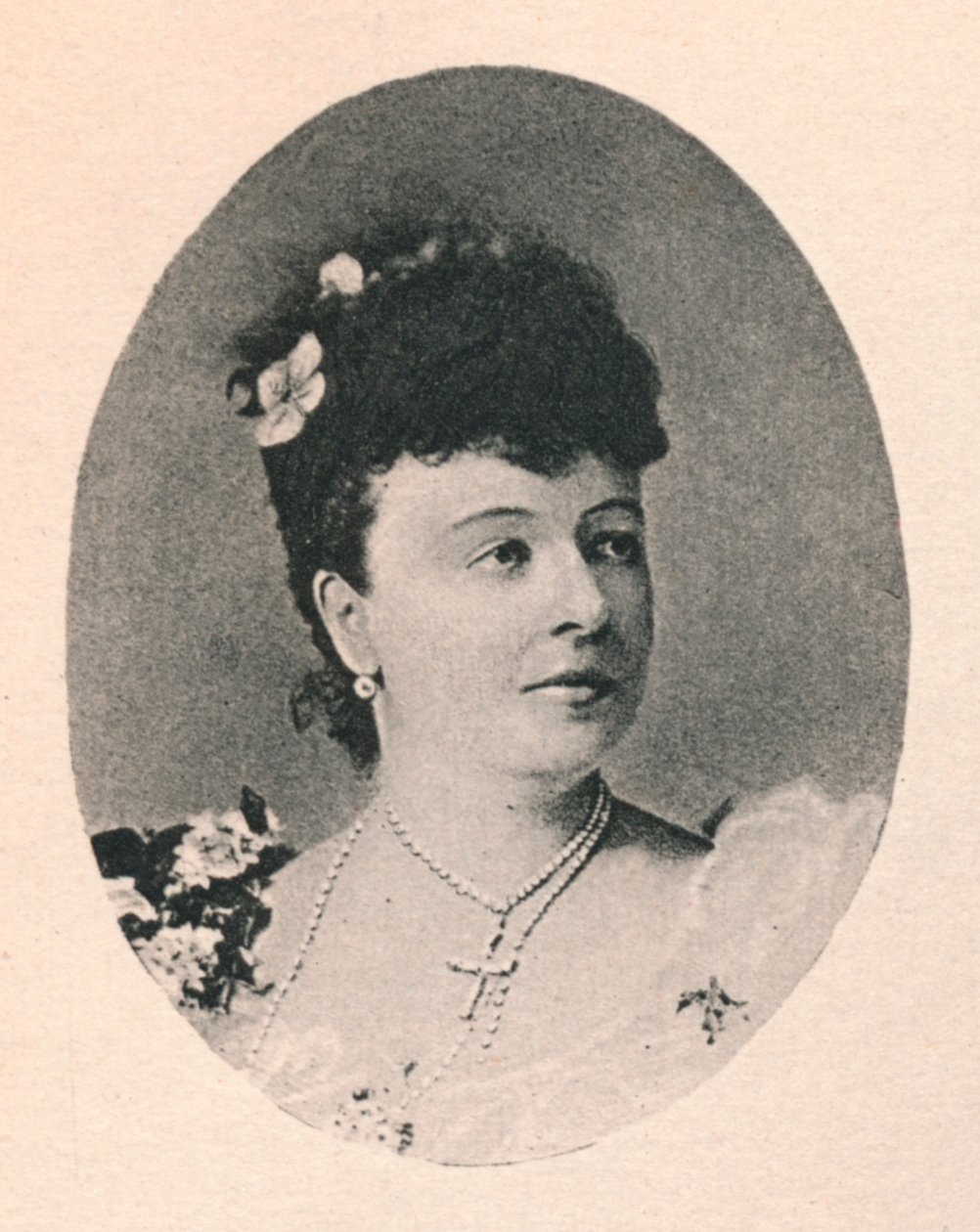 Rouva. Albani, 1895 tekijältä Unbekannt