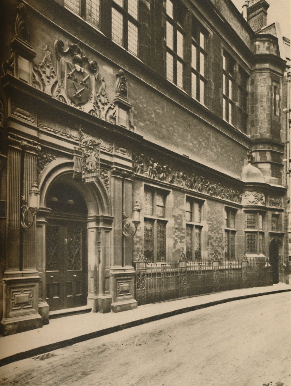 Modern Cutlers Hall Warwick Lanella Newgate Streetillä, vuodelta 1935. tekijältä Unbekannt