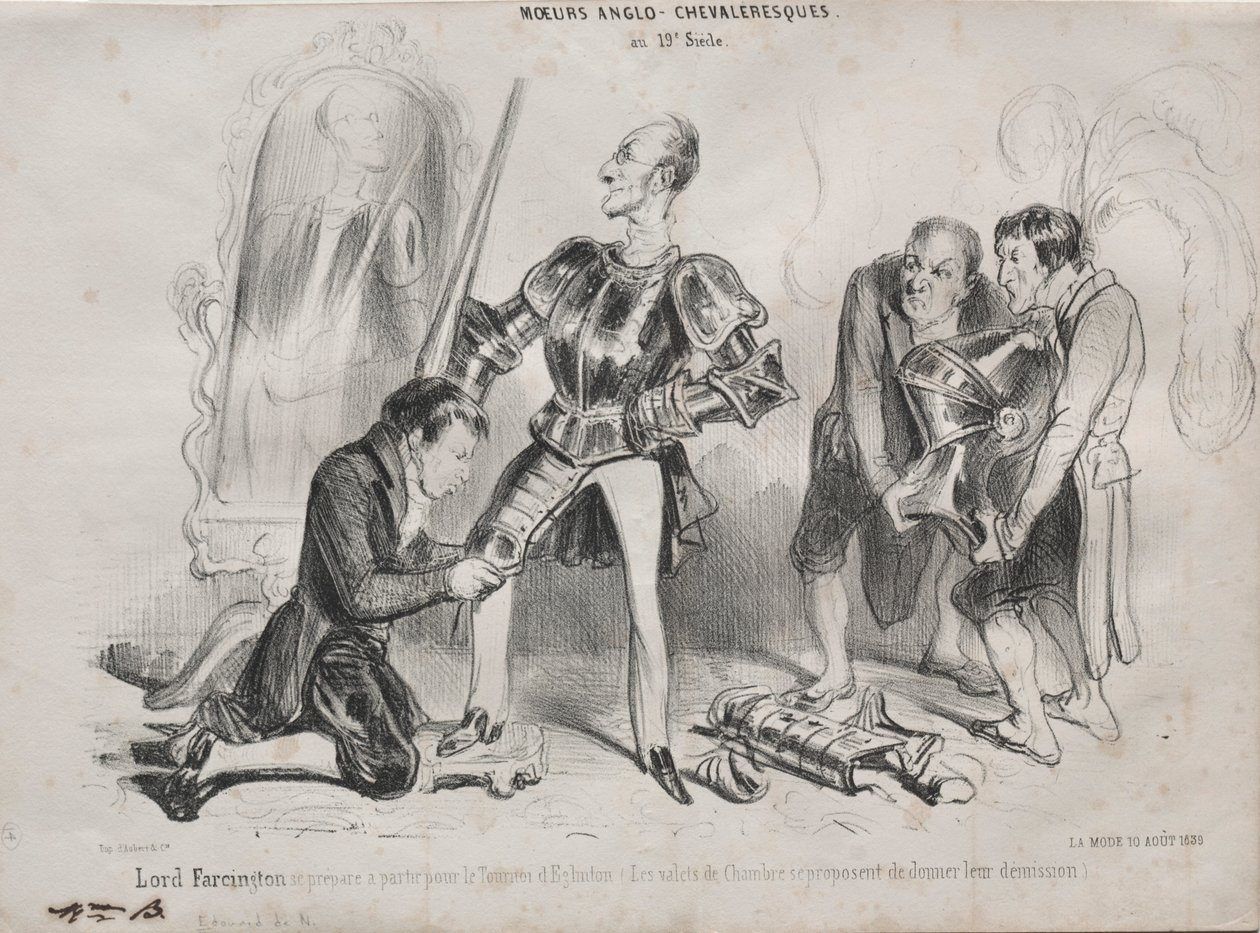 Anglo-Chivalric Manners, 1839. tekijältä Unbekannt