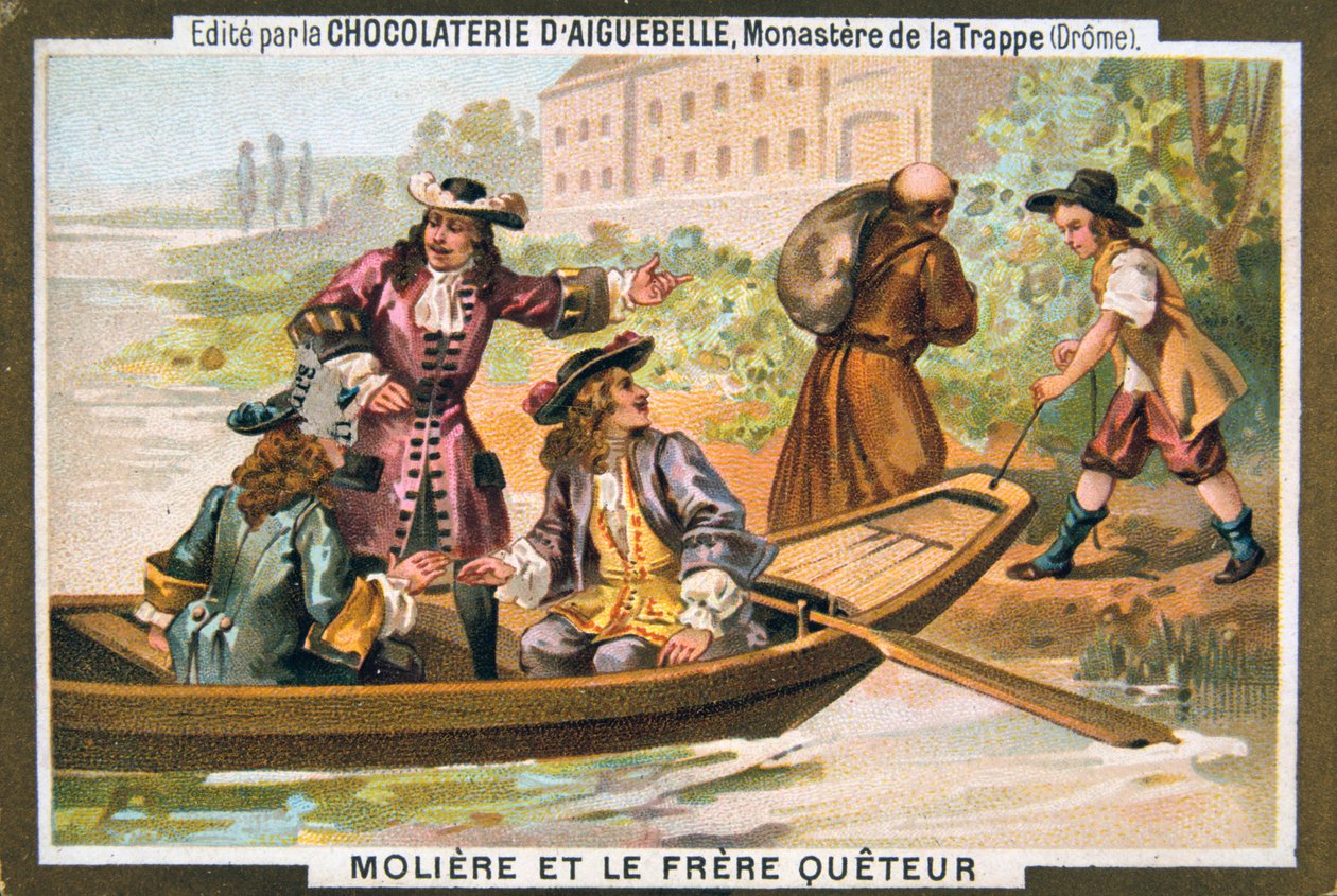 Moliere ja rikollisluori, 1800-luku tekijältä Unbekannt