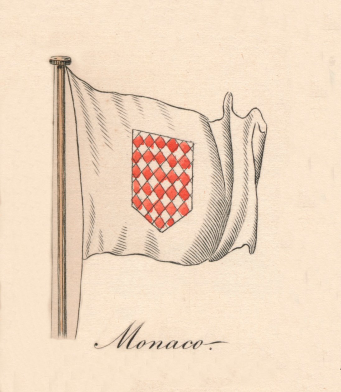Monaco, 1838 tekijältä Unbekannt