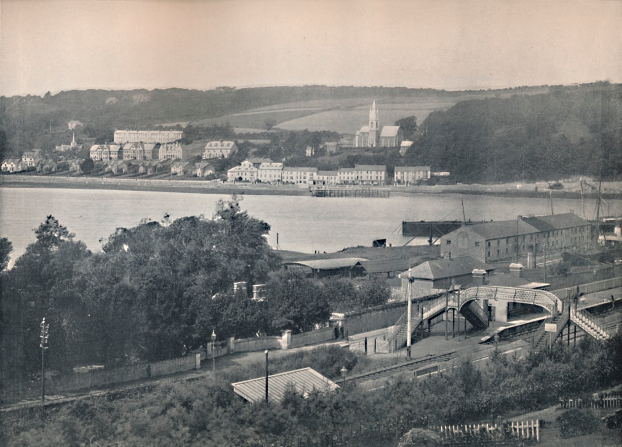 Monkstown - Monkstown Pier -asemalta, 1895 tekijältä Unbekannt