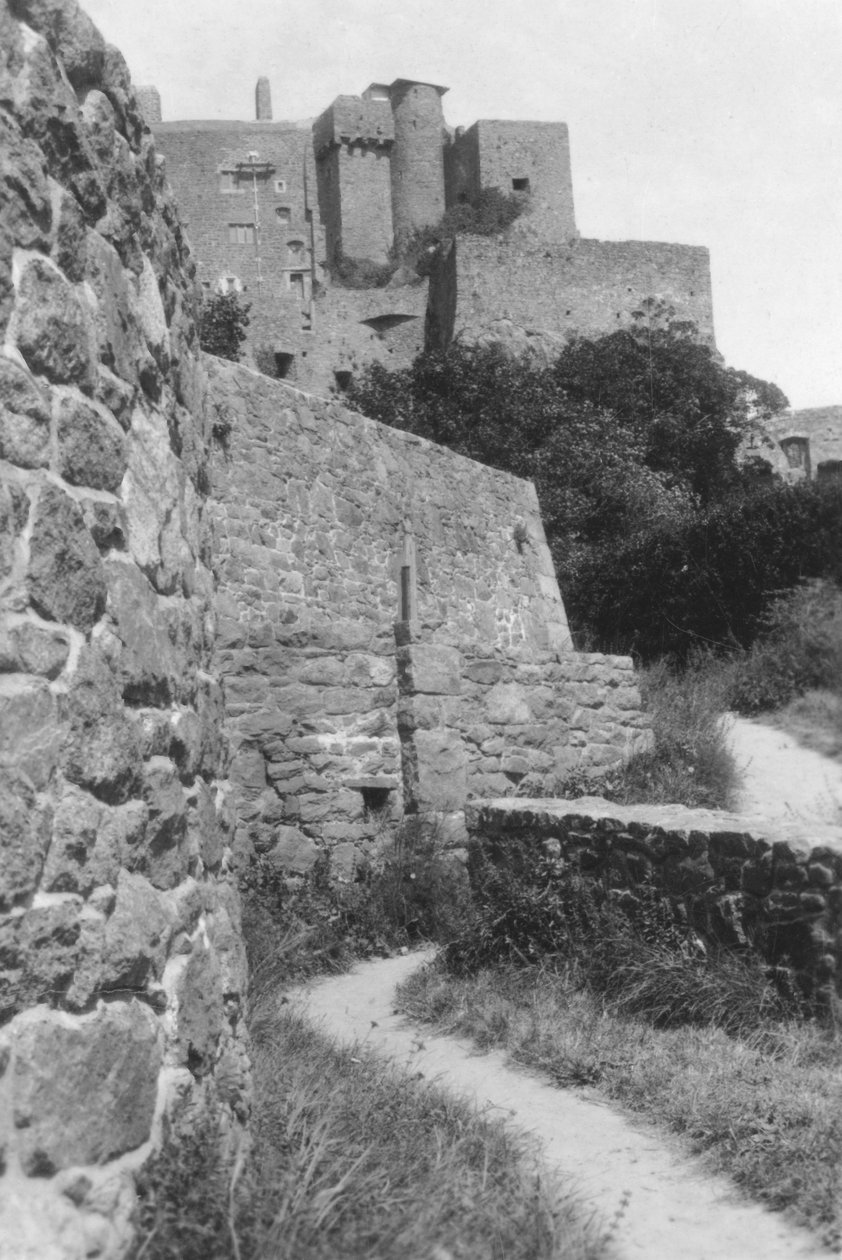 Mont Orgueilin linna, Jersey, 1900-luku tekijältä Unbekannt