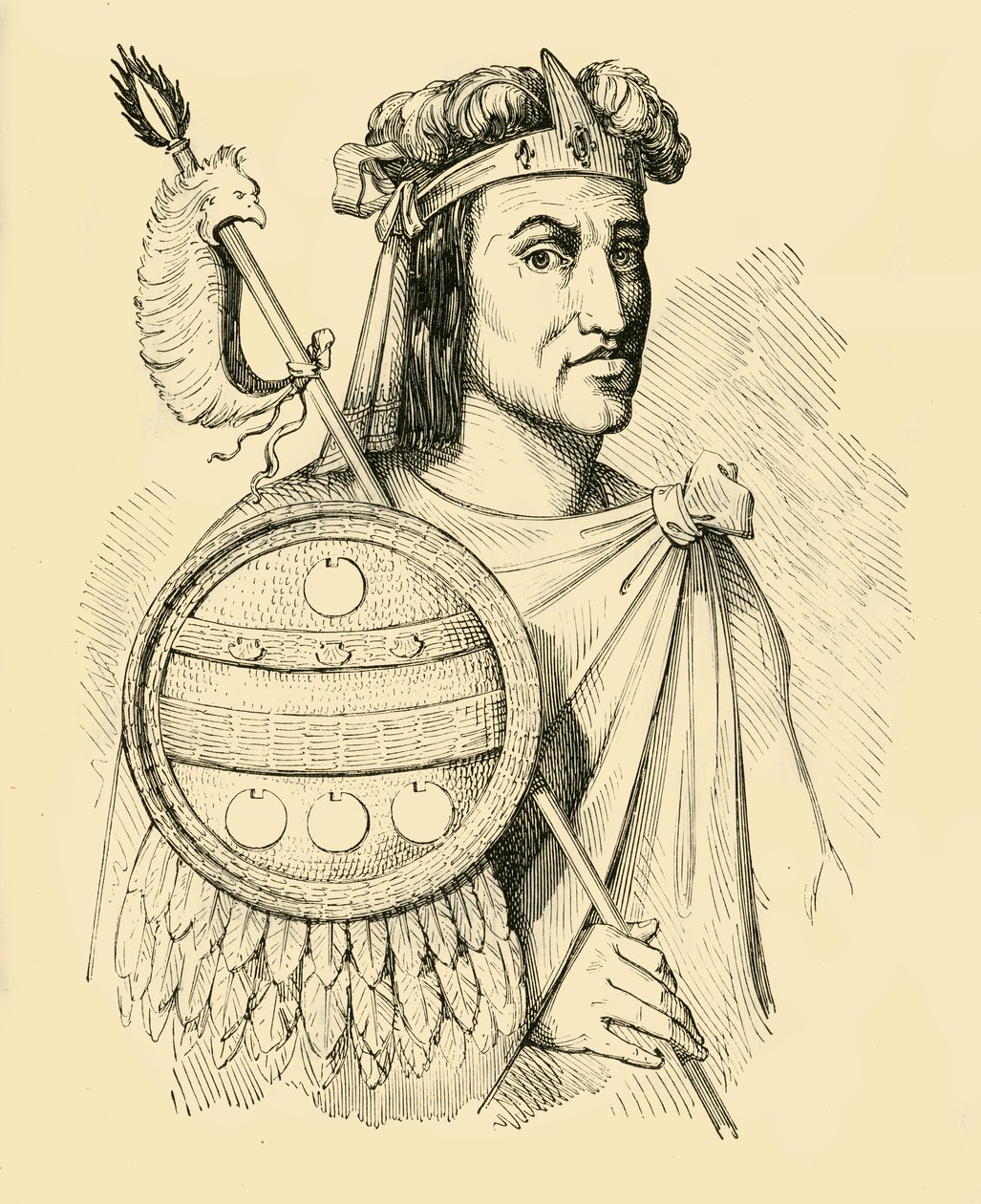 Montezuma, 15191-1520, 1890. tekijältä Unbekannt