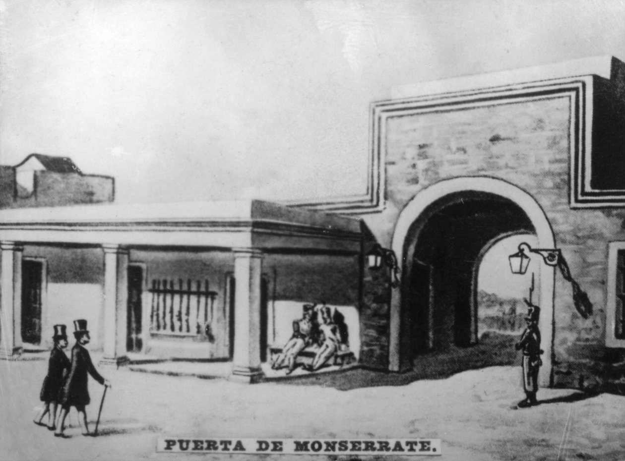 Montserraten ovi, 1836, 1920-luku tekijältä Unbekannt