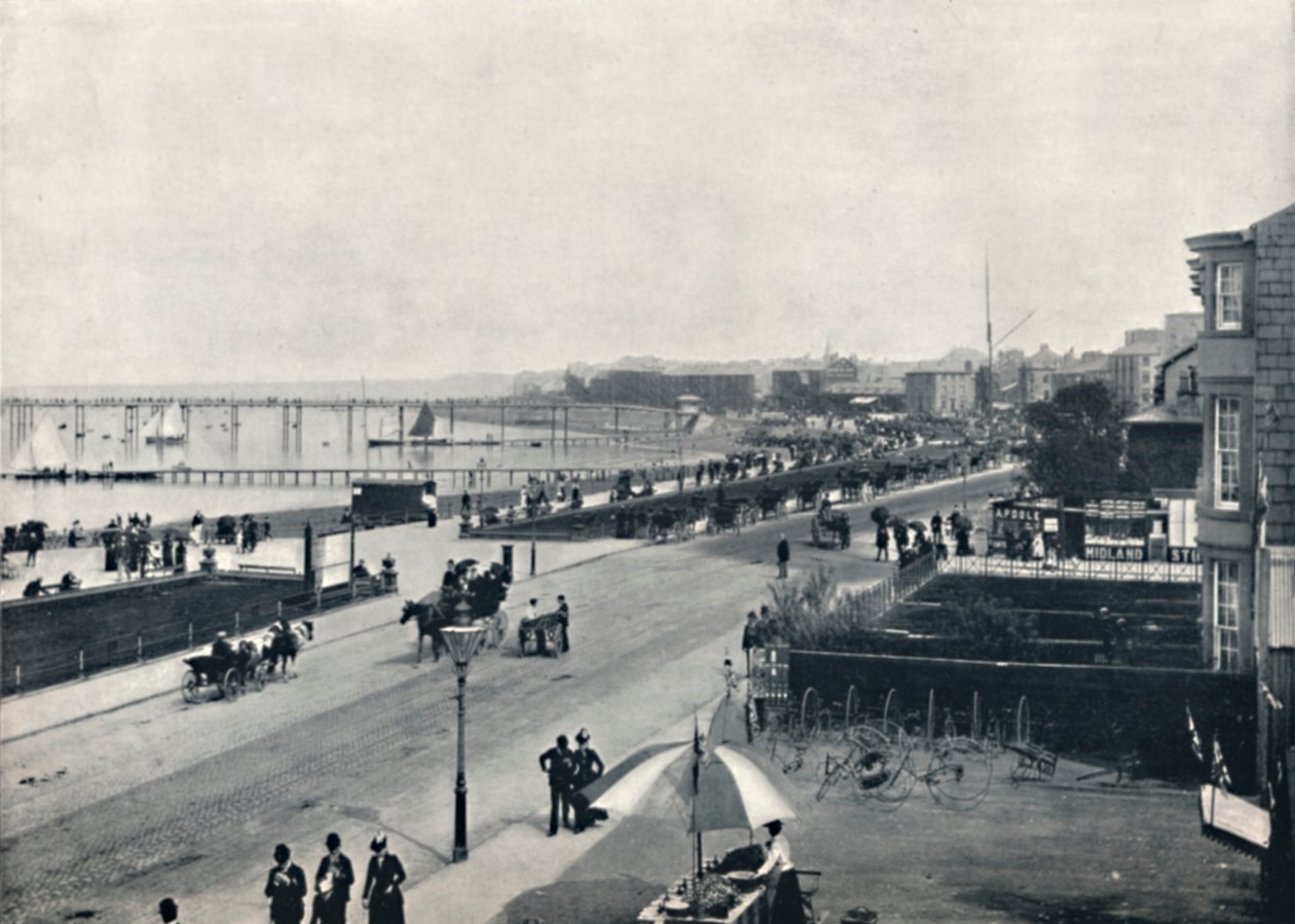 Morecambe - Promenade, 1895 tekijältä Unbekannt