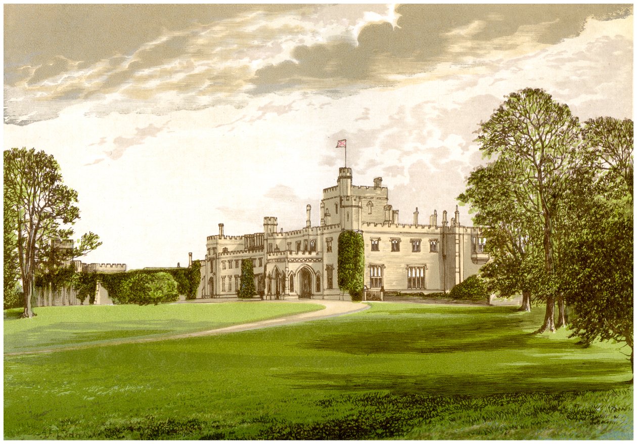 Moreton Hall, Cheshire, Ackers-perheen koti, 1880 tekijältä Unbekannt