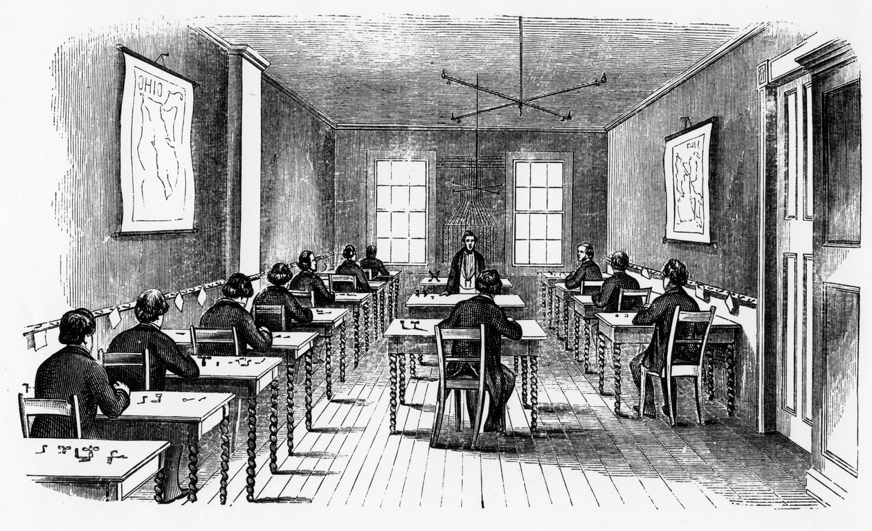 Morsen lennätinleikkaussali, Cincinnati, Ohio, USA, 1859 tekijältä Unbekannt