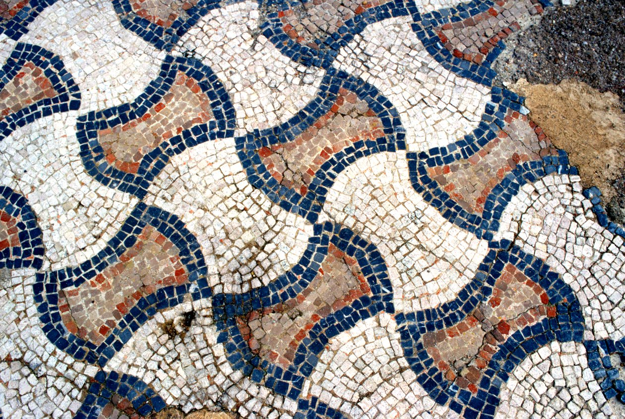 Mosaiikki roomalaisesta huvilasta, Montreal, Dordogne ja Atlantin rannikko, Ranska tekijältä Unbekannt