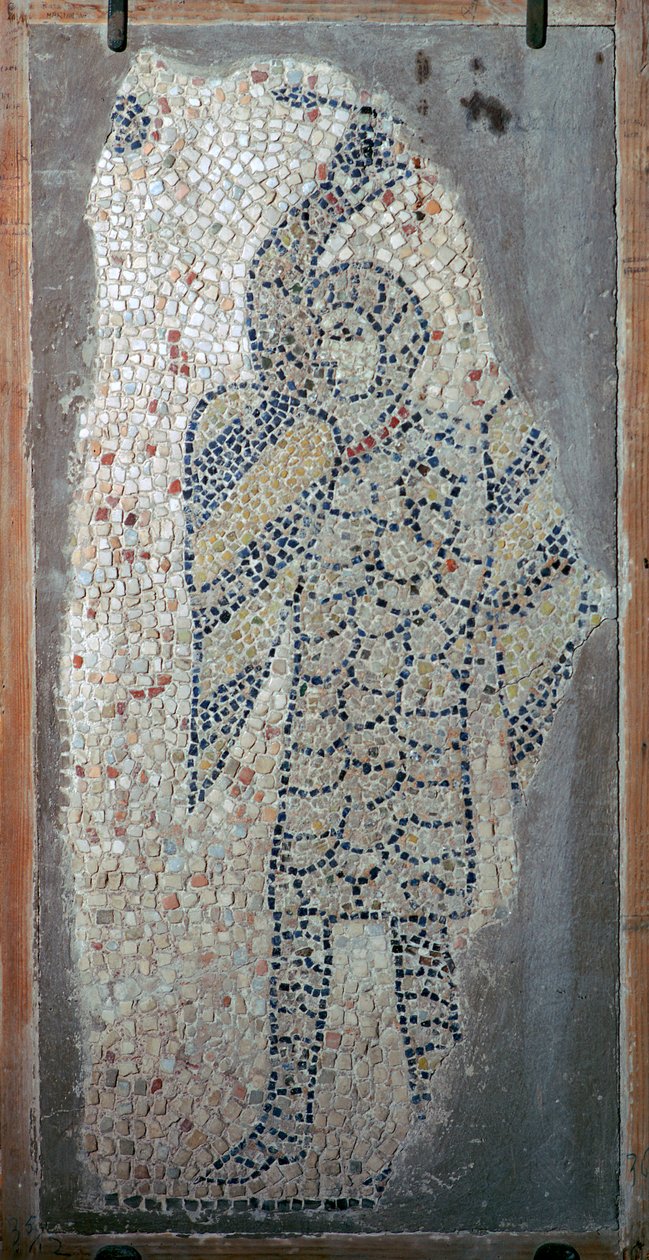 Mosaiikki ristiretkeläisestä neljänneltä ristiretkeltä, 1200-luvulta tekijältä Unbekannt