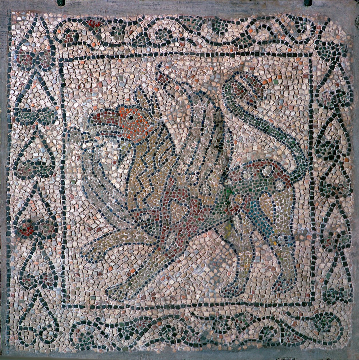 Griffonin mosaiikki San Giovanni Evangelistan kirkossa, 1200-luku tekijältä Unbekannt