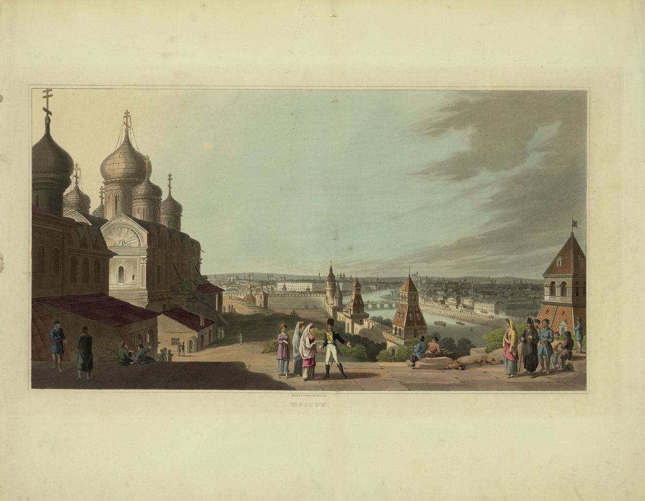 Moskova, 1814 tekijältä Unbekannt