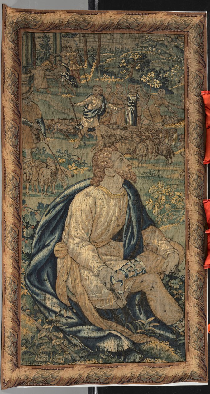 Mooses ja Jethros-tytär, 1600-luku. tekijältä Unbekannt