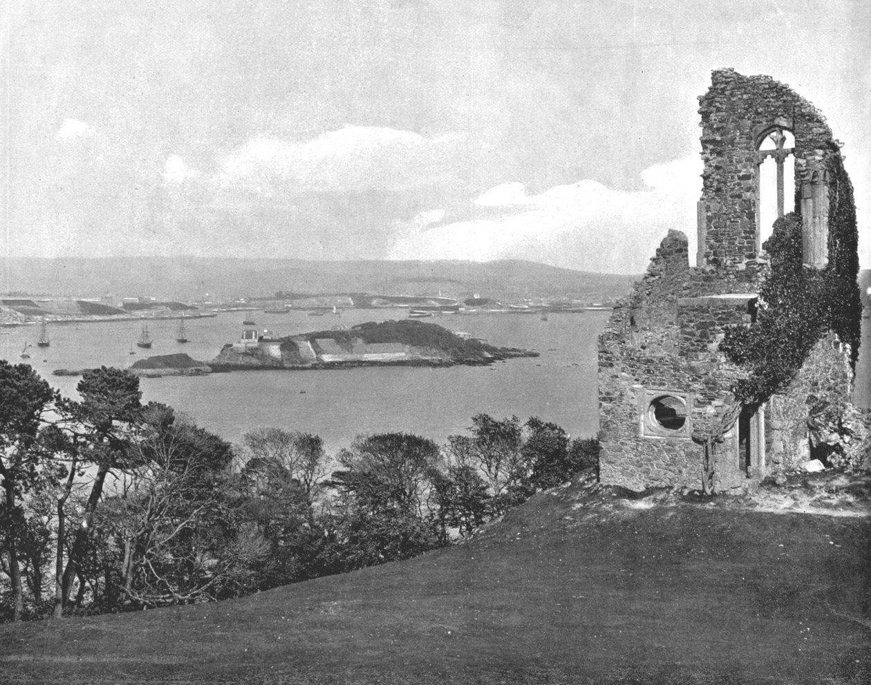 Mount Edgcumbe Folly, Plymouth, Cornwall, 1894. tekijältä Unbekannt