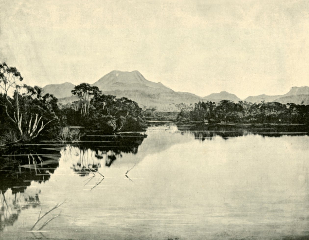 Mount Gould, Du Canen vuoristo, Narcissus-joki, St. Clair-järvi, 1901. tekijältä Unbekannt