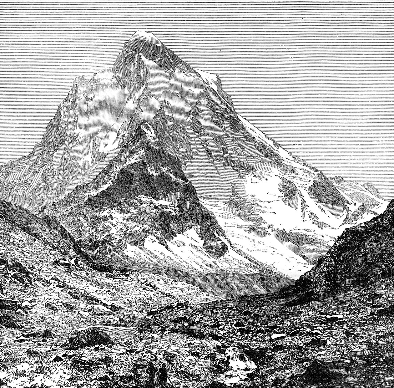 Mount Moira, Intia, 1895 tekijältä Unbekannt