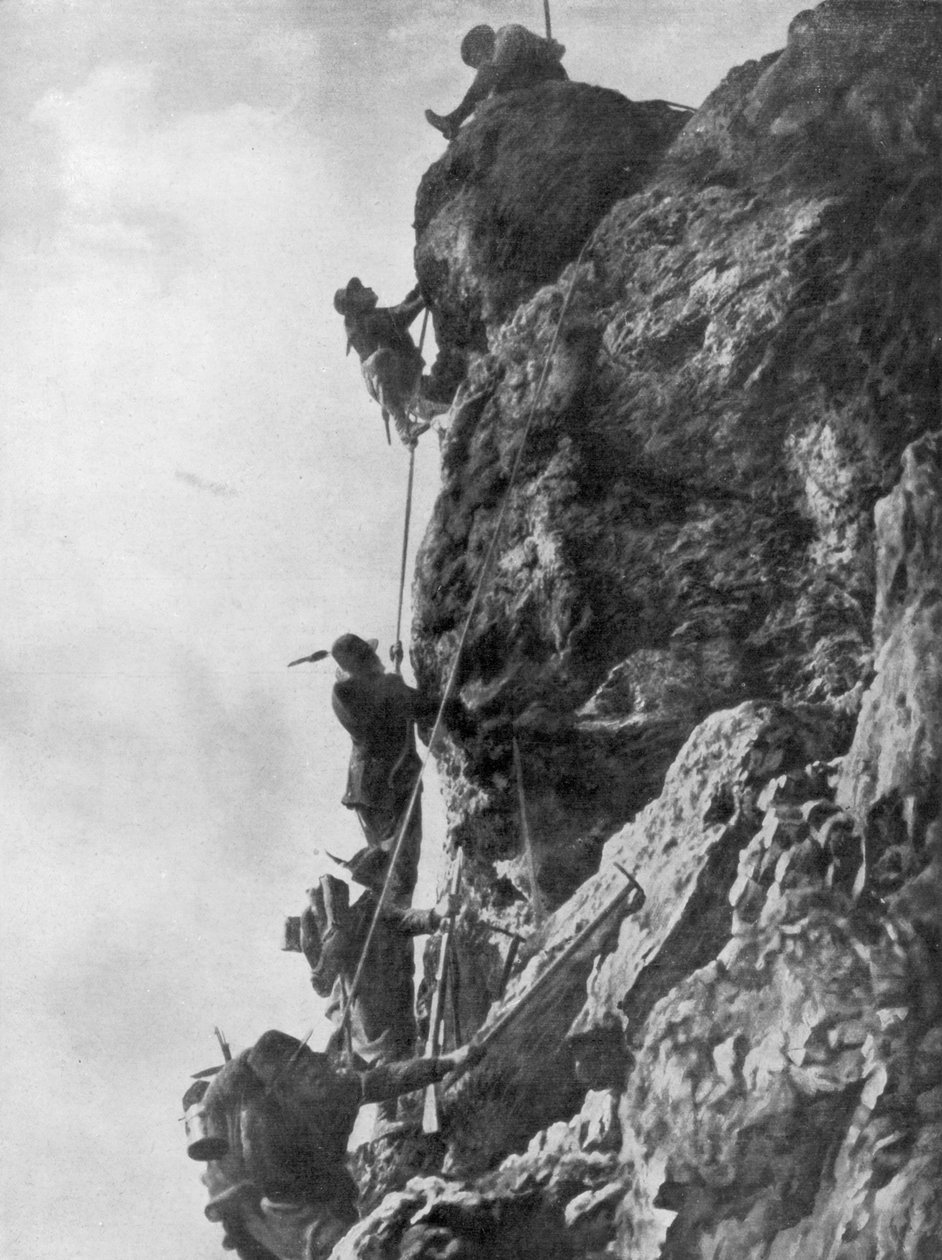 Nero-vuori, Karstinen tasango, toinen Isonzon taistelu, ensimmäinen maailmansota, 1915 tekijältä Unbekannt