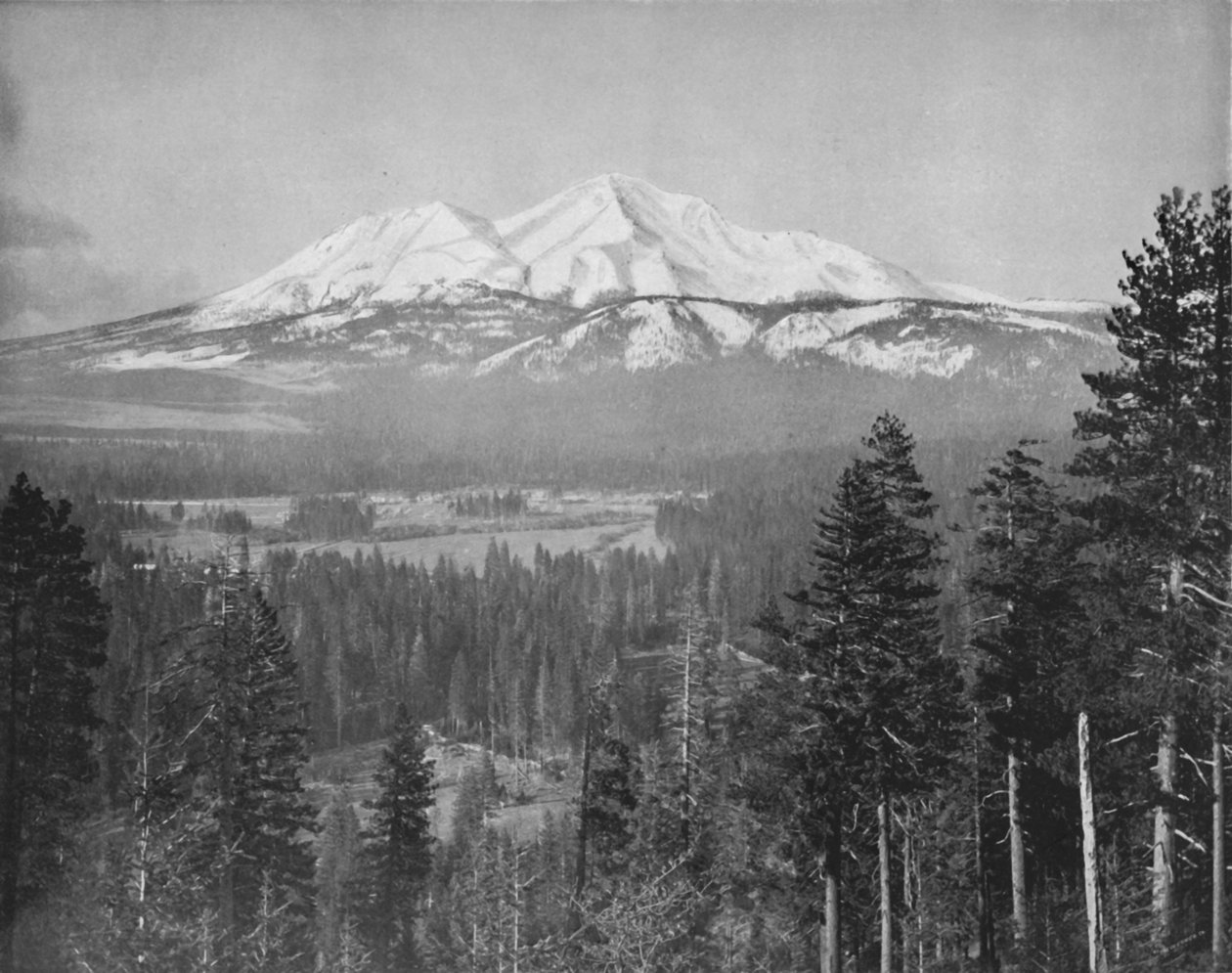 Shasta-vuori, 1800-luku tekijältä Unbekannt