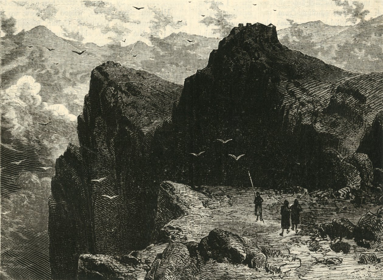 Vuoristomaisema Epiruksessa, 1890. tekijältä Unbekannt
