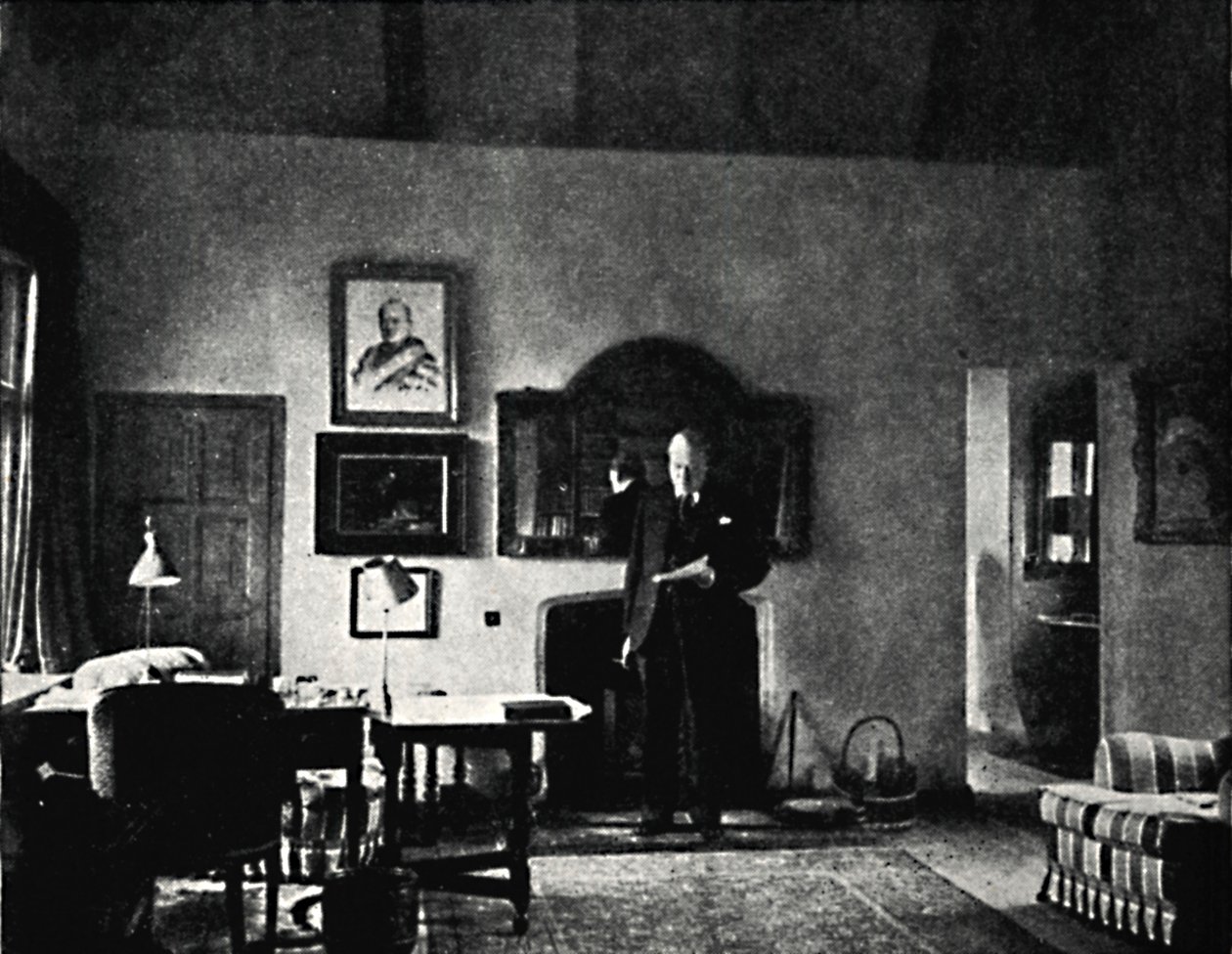 Mr. Churchill tutkimuksessaan Westerhamissa, 1930-luku, 1945. tekijältä Unbekannt