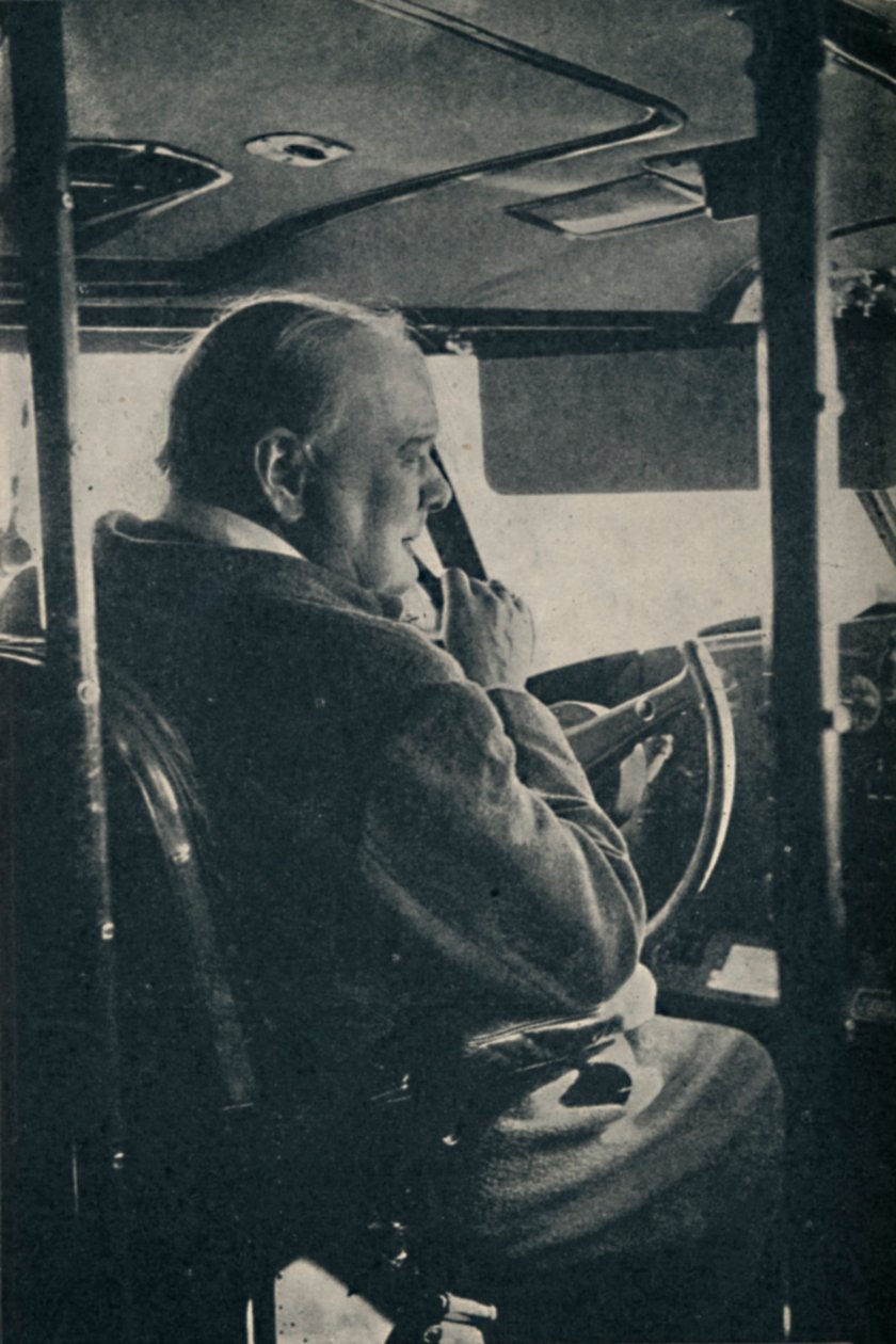 Herra Churchill R.A.F. - lentävän veneen Berwick ohjaimissa, 1942, 1945. tekijältä Unbekannt