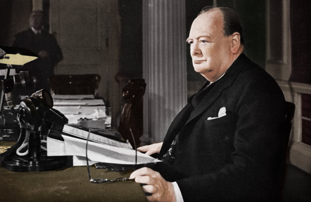 M. Churchills V.E. Dai Broadcast, 1945 1955 tekijältä Unbekannt