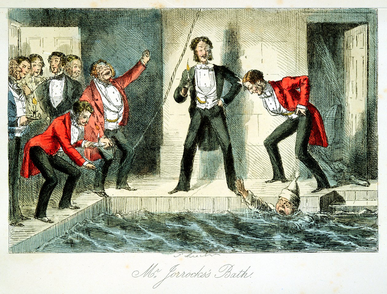 Herra Jorrockss Bath, 1845 tekijältä Unbekannt