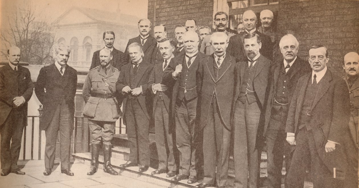 herra Lloyd George, pääministeri ja jotkut hänen kollegoistaan vuosina 1917, 1917, 1935 tekijältä Unbekannt