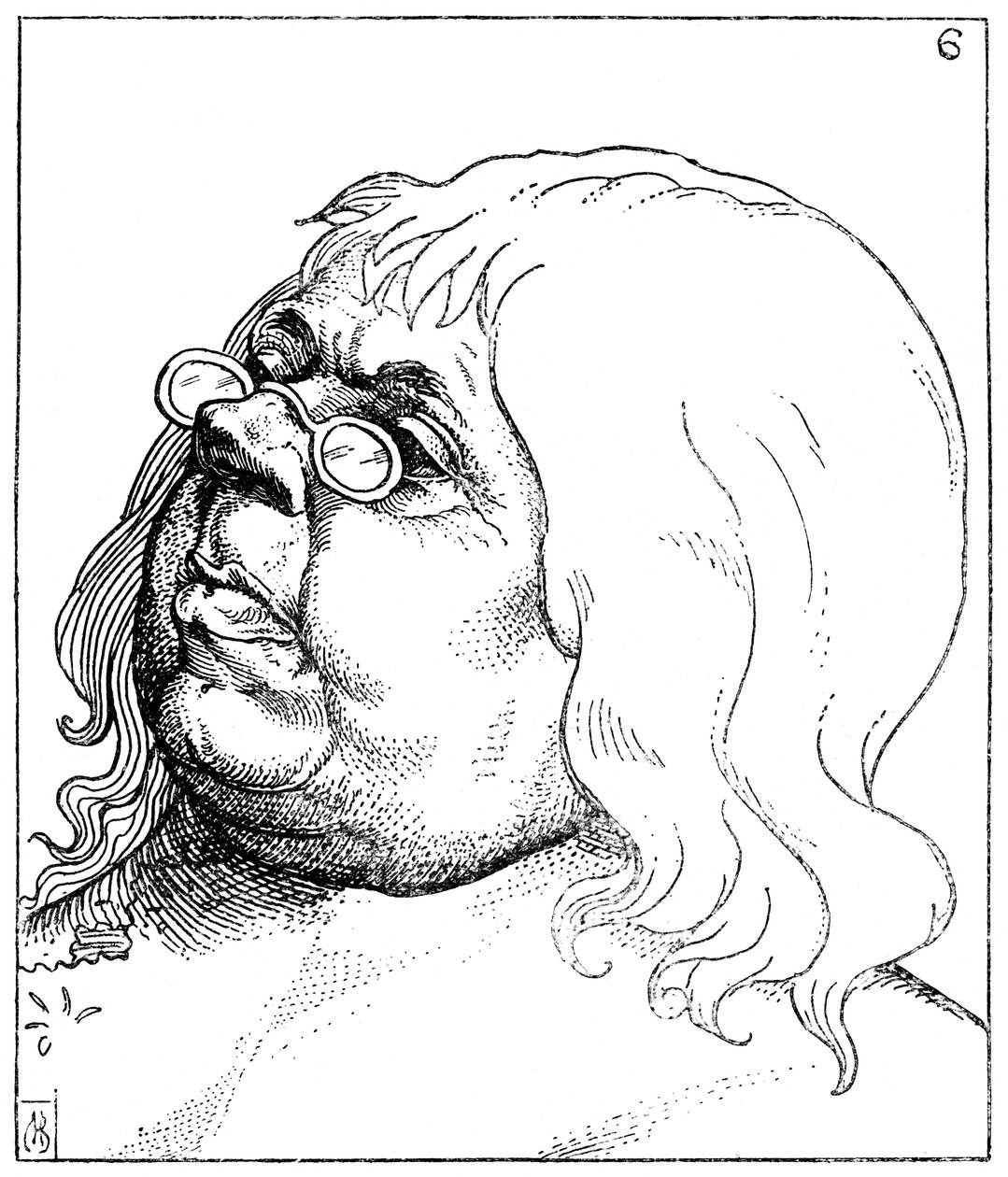 Herra Worldly Wiseman, 1895 tekijältä Unbekannt