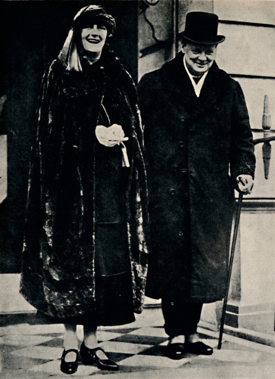 Herra ja rouva Churchill 20-luvun alussa, 1923, 1945. tekijältä Unbekannt