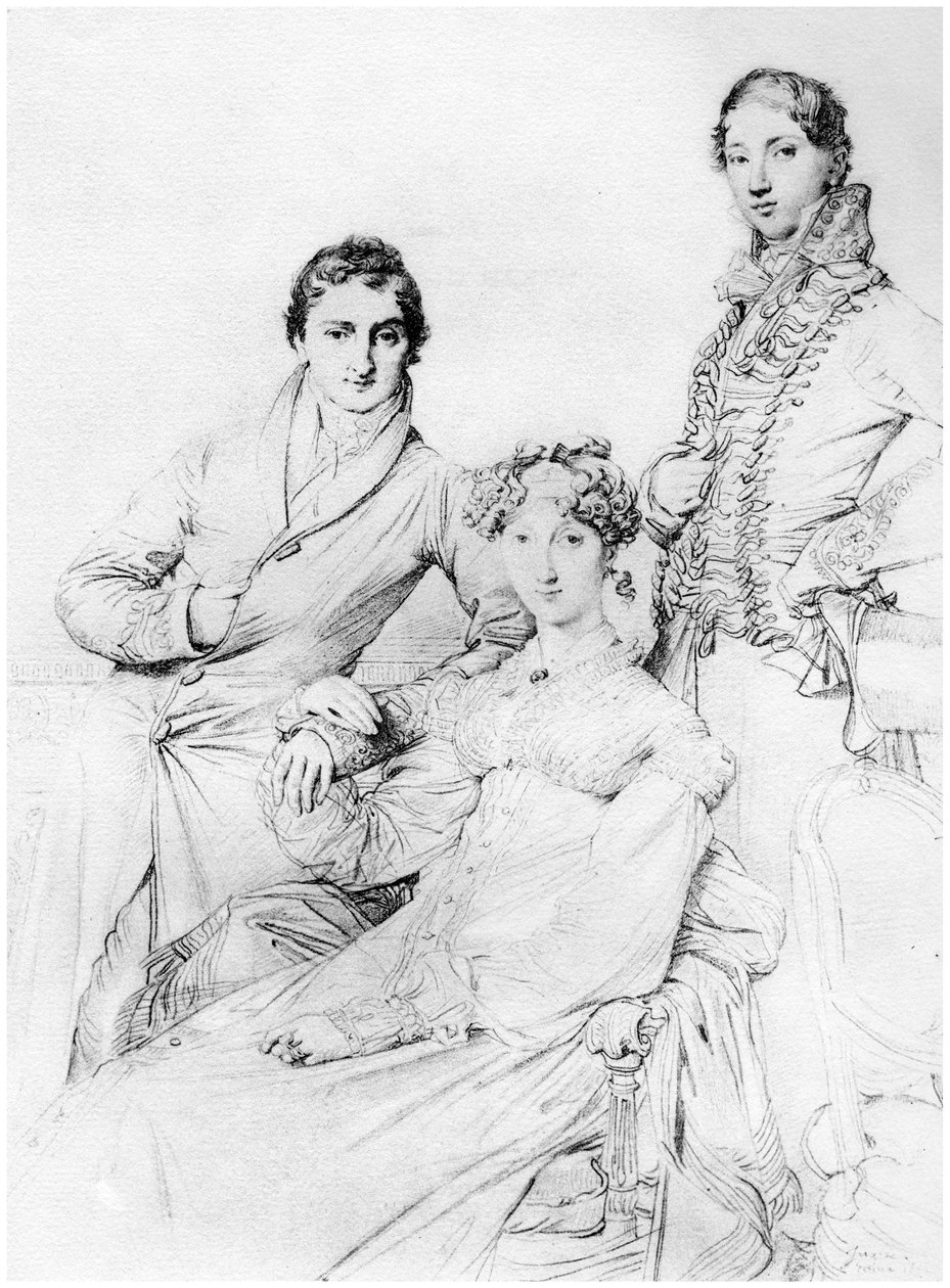 Herra ja rouva Joseph Woodhead ja herra Henry Comber, Rooma, 1816 1958 tekijältä Unbekannt