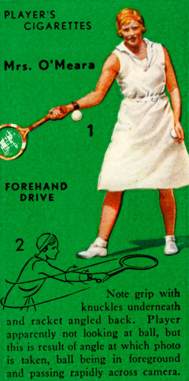 Rouva OMeara - Forehand Drive, 1935. tekijältä Unbekannt