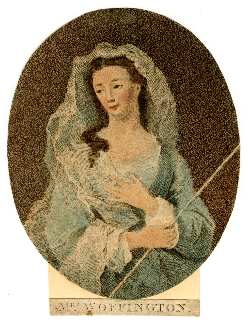 Rouva Woffington, 1760 tekijältä Unbekannt