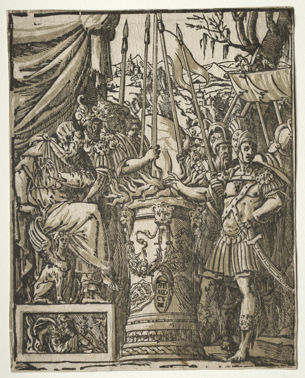 Mucius Scaevola, 1608 tekijältä Unbekannt