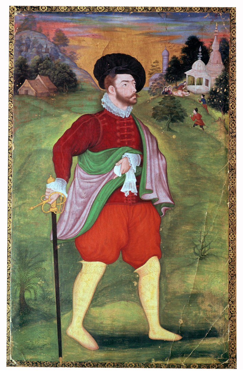 Mughal-muotokuva eurooppalaisesta 1500-luvulta tekijältä Unbekannt