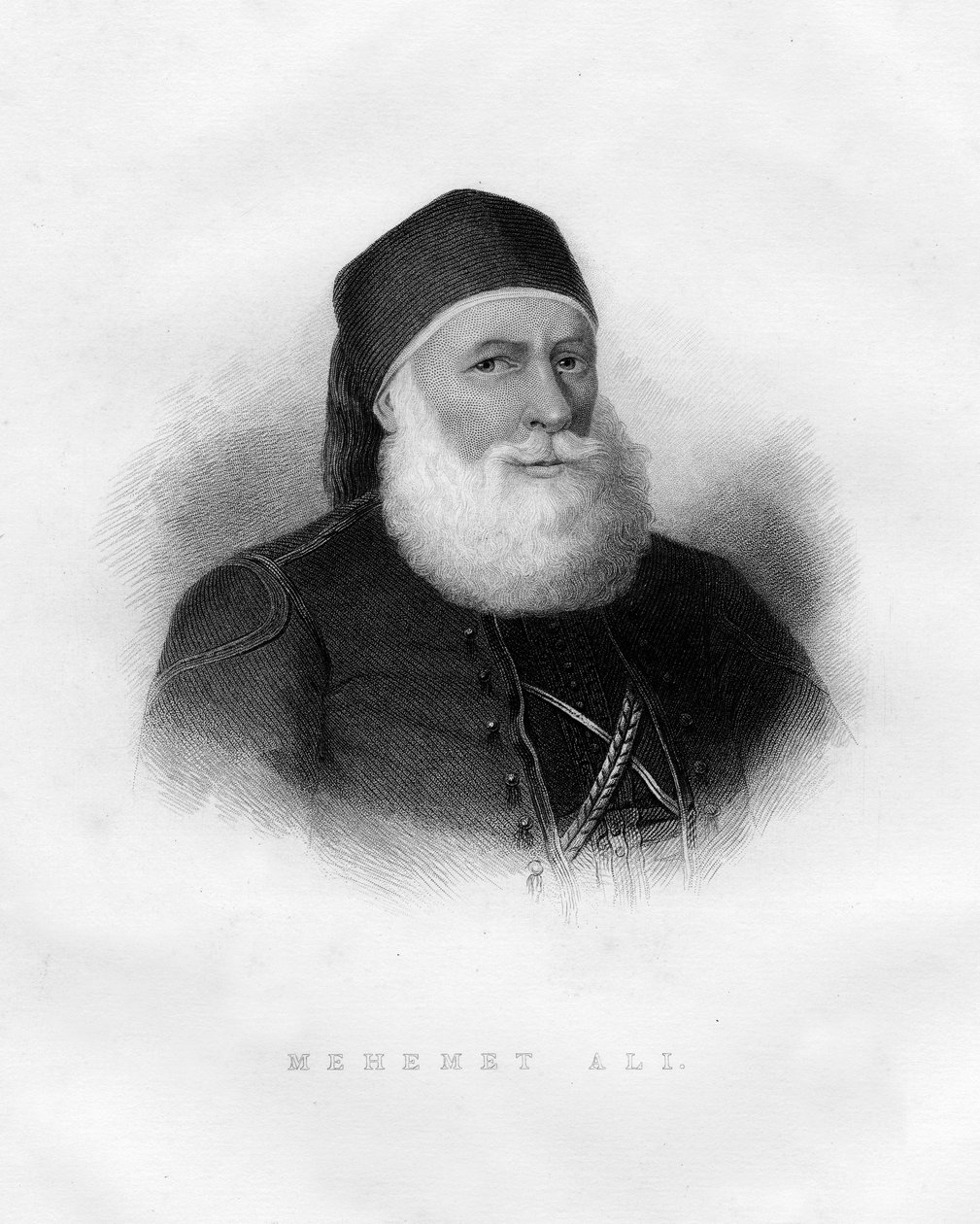 Muhammad Ali Pasha, Egyptin varakuningas, 1800-luku tekijältä Unbekannt