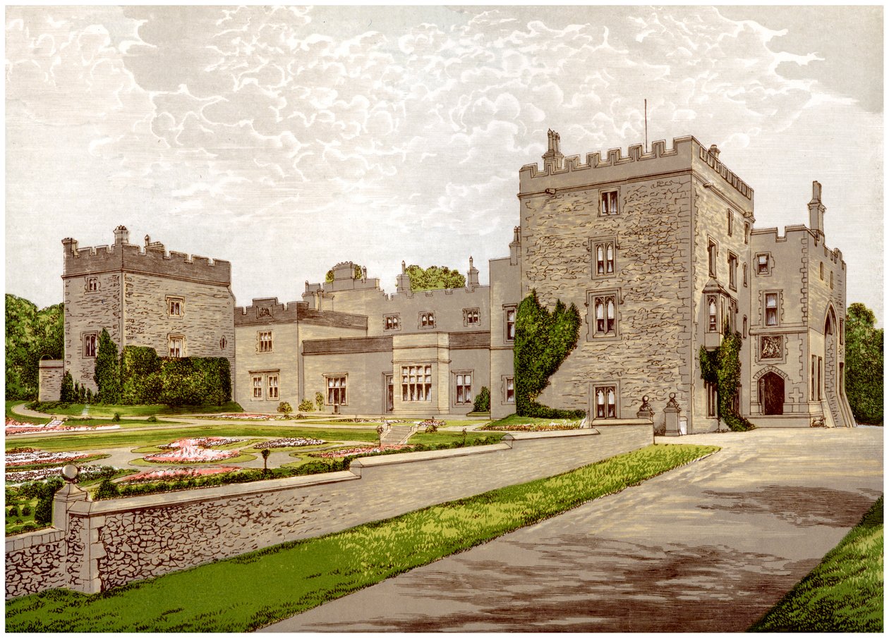 Muncaster Castle, Lord Muncaster, Cumberland, 1880 tekijältä Unbekannt
