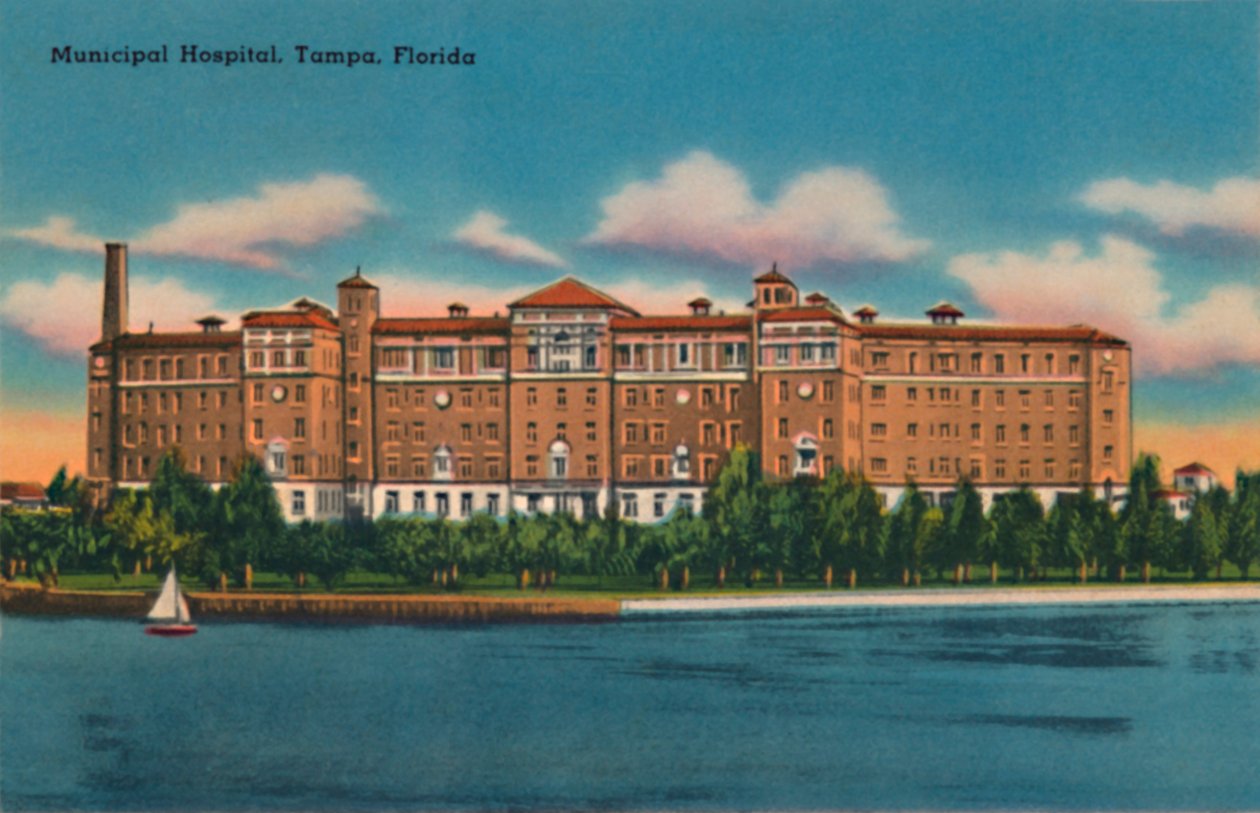 Municipal Hospital, Tampa, Florida, 1940-luku tekijältä Unbekannt